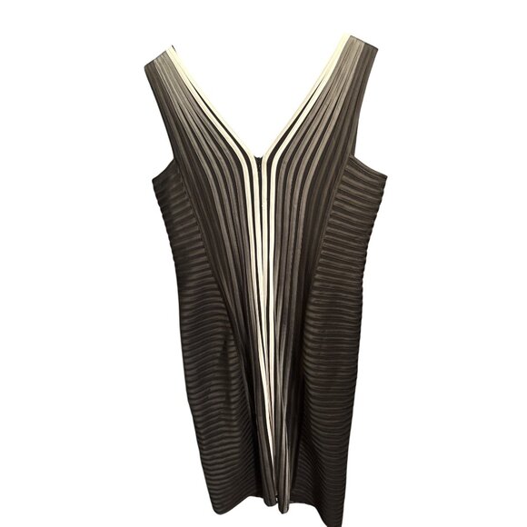 Frank Lyman Womens 14 NWT Black & White Sleeveless Bodycon - Picture 8 of 8